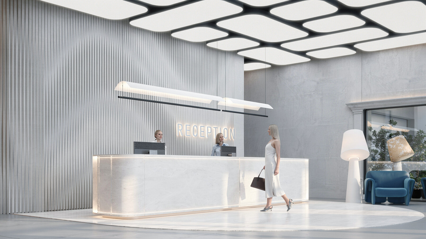 CR14 reception lobby